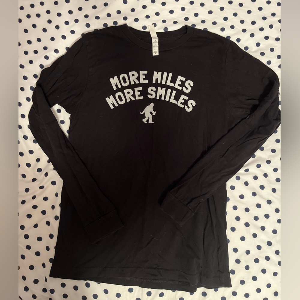 More Miles More Smiles Yeti Trail Runner Longsleeve